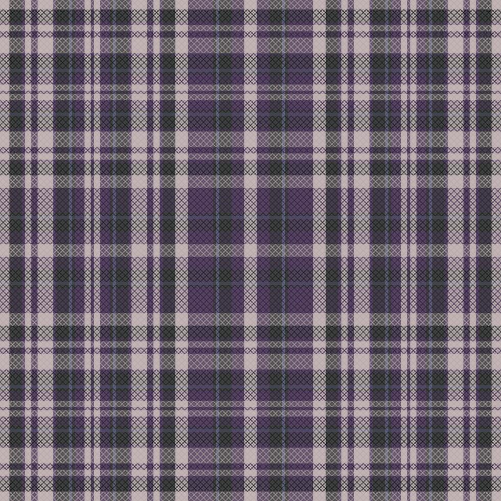 Tartan or plaid night color pattern. vector