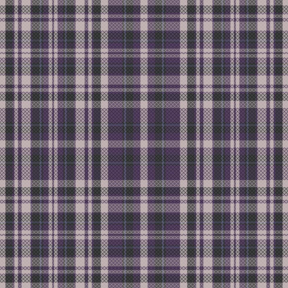 Tartan or plaid night color pattern. vector