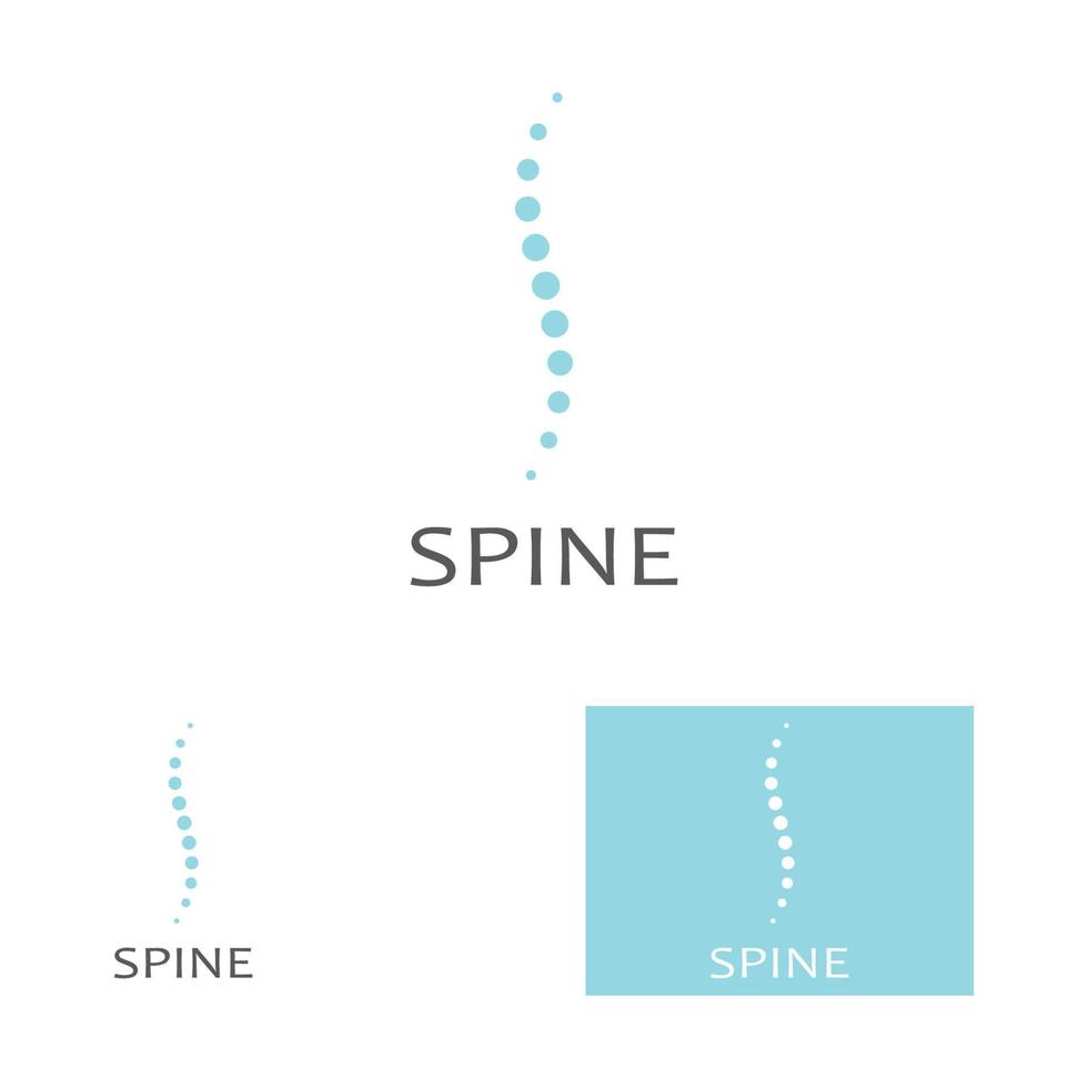 Spine diagnostics symbol vector