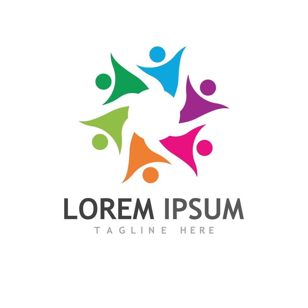 Community team group logo vector