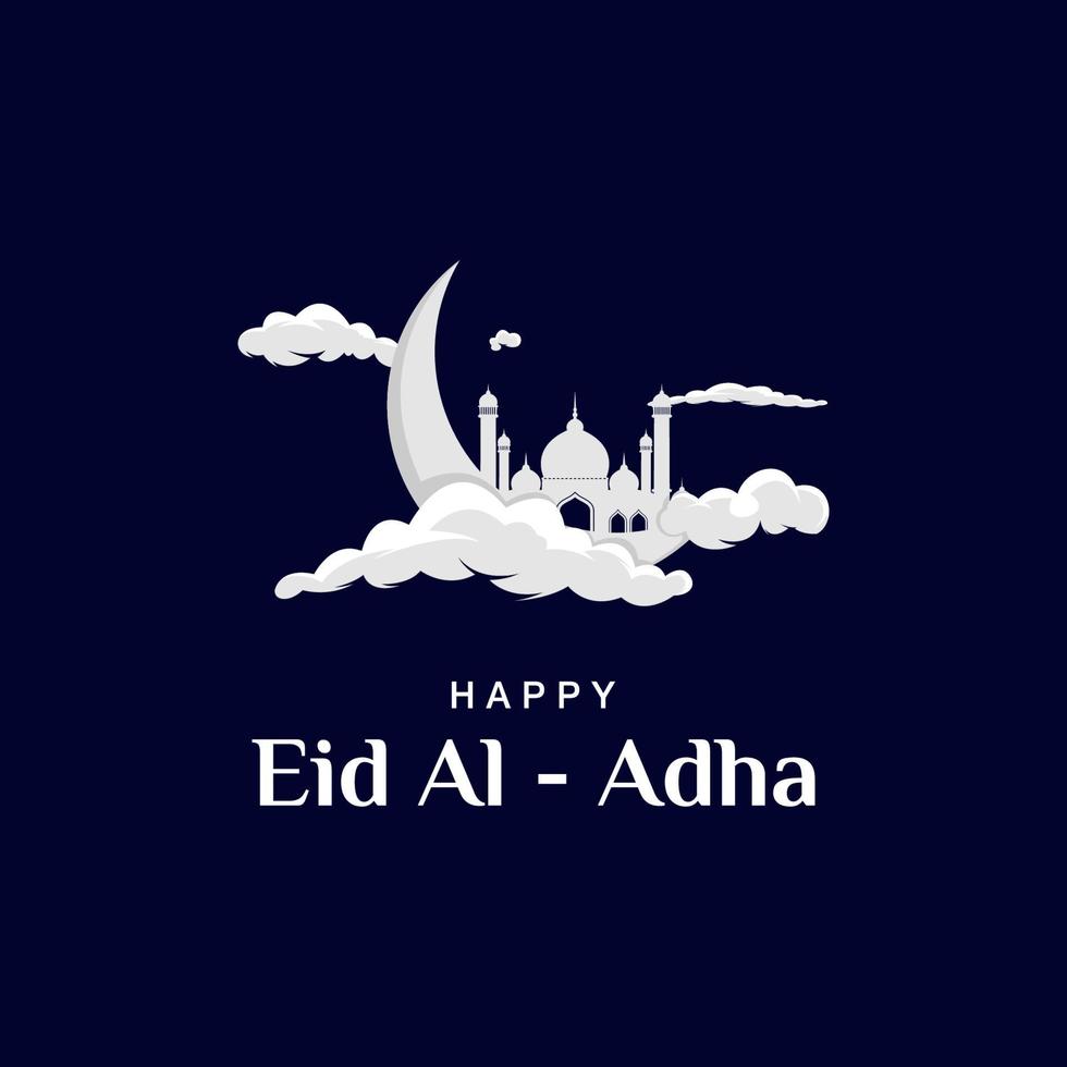 HAPPY EID AL ADHA GRAPHIC TEMPLATE vector