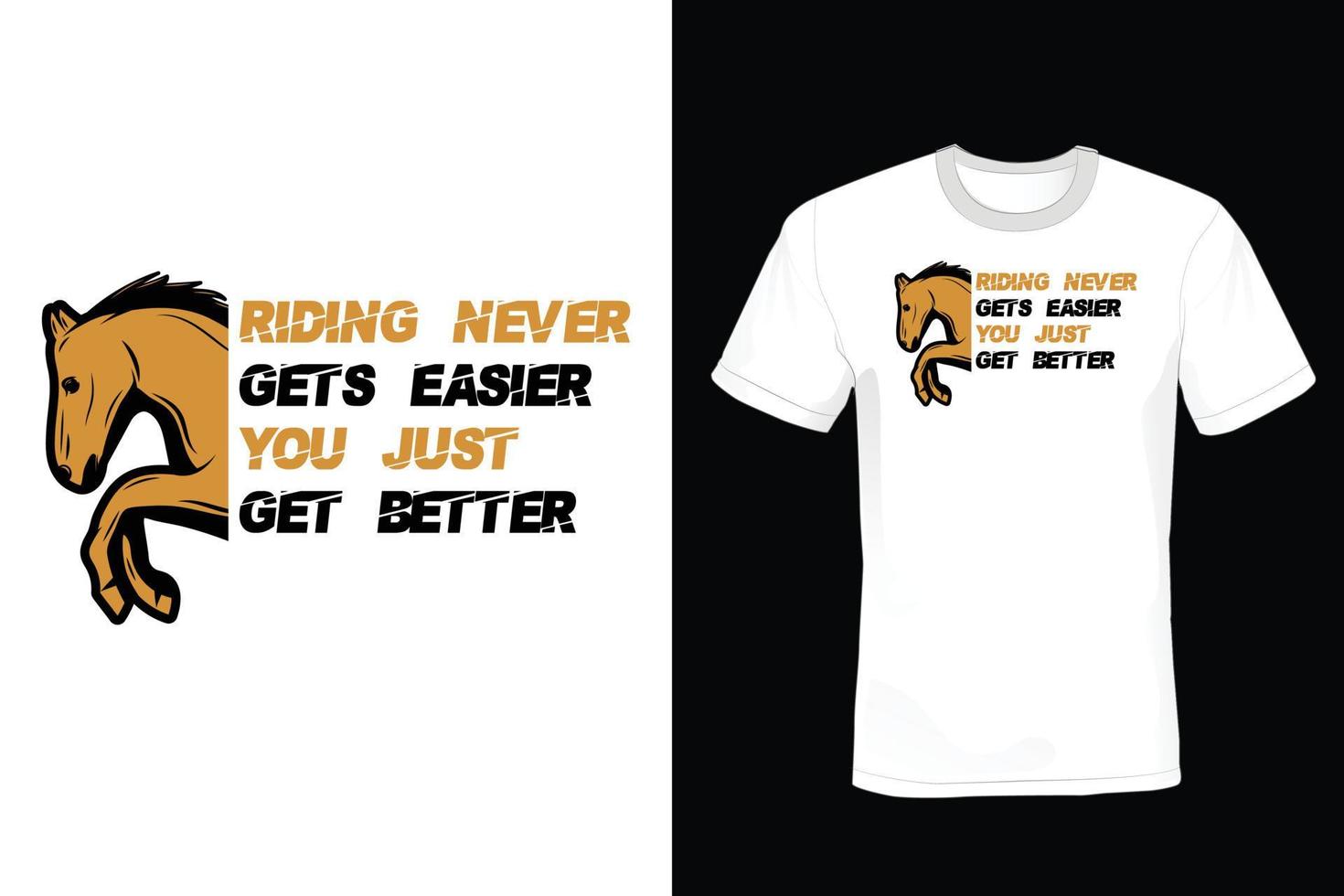 Horse T shirt design, vintage, typography vector