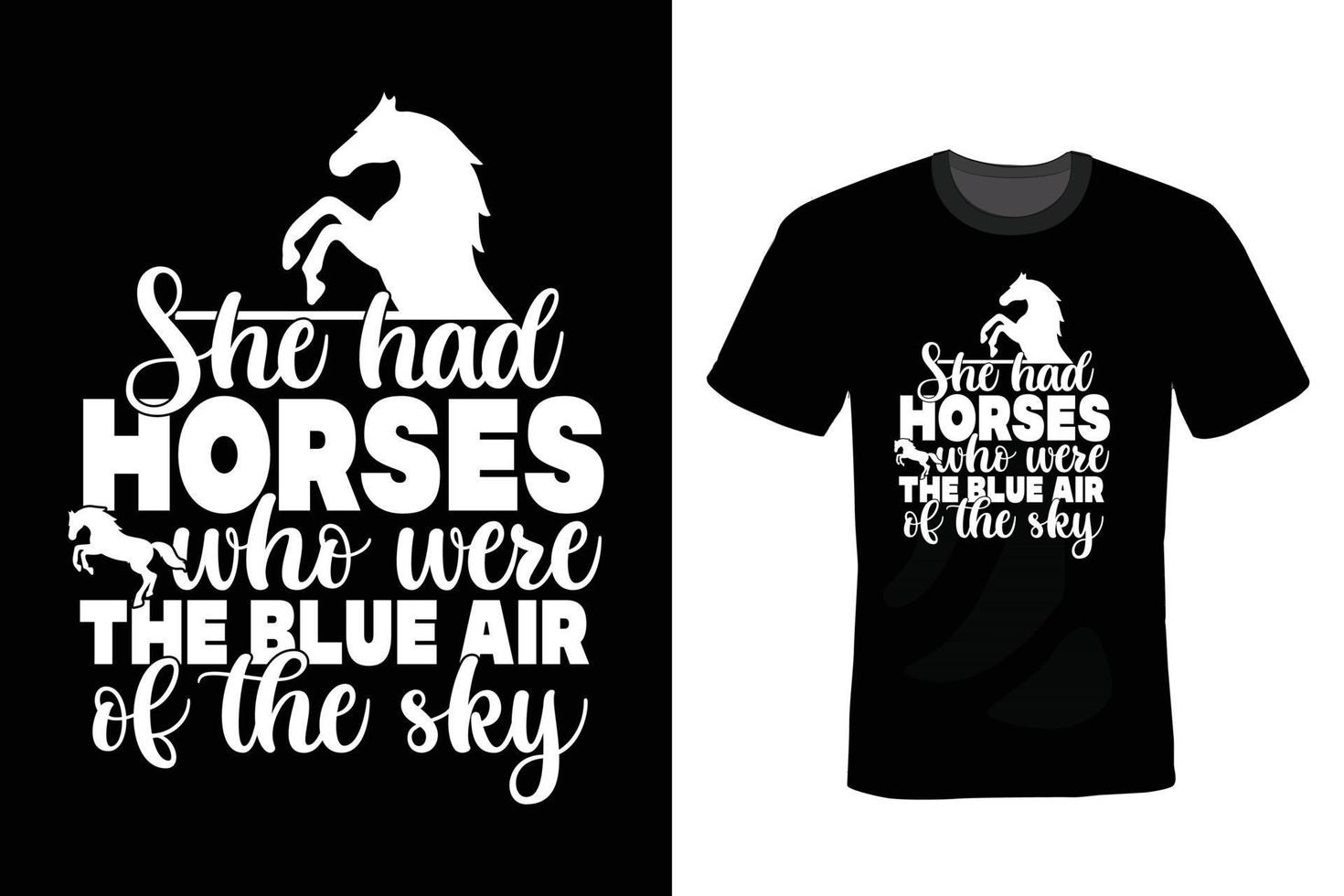 Horse T shirt design, vintage, typography vector