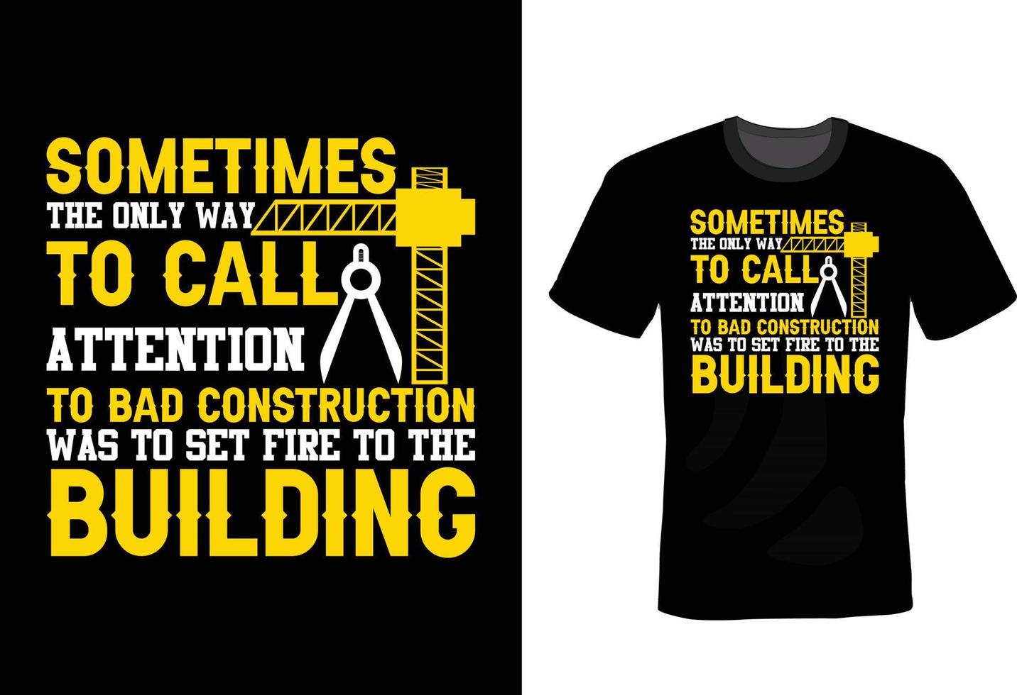 Civil Engineer T shirt design, vintage, typography vector