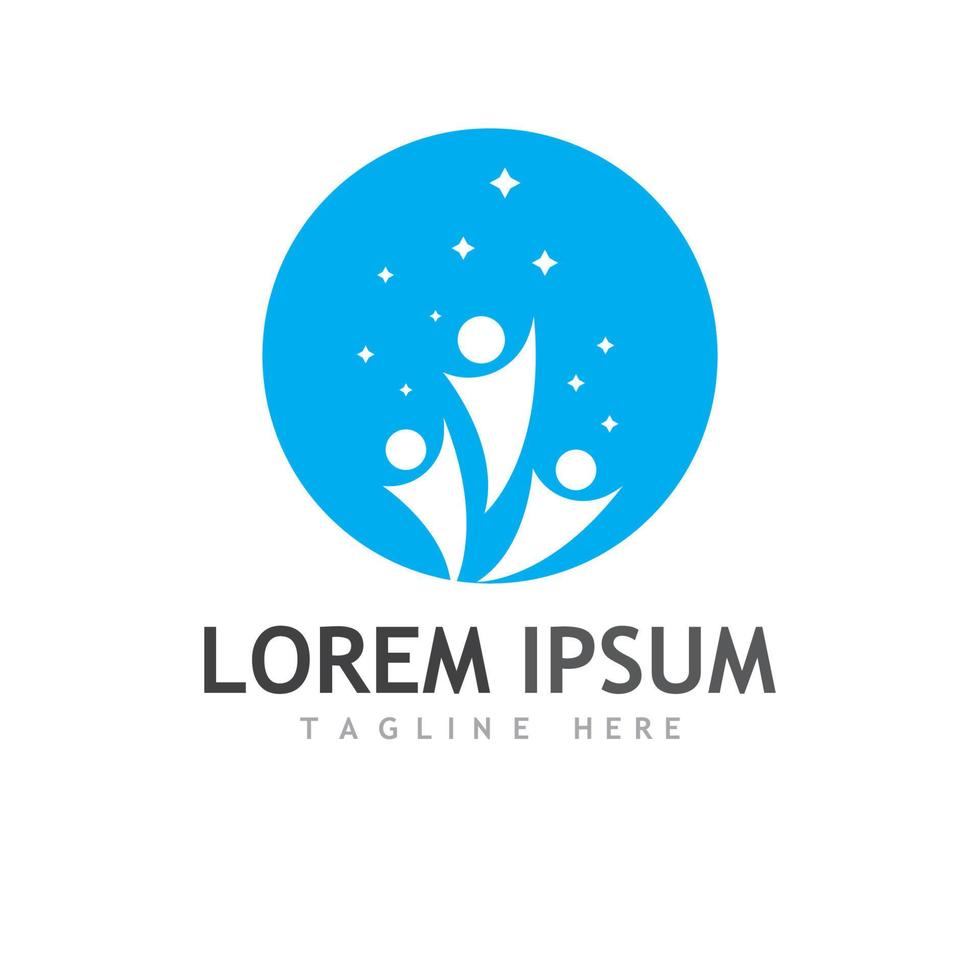 Community team group logo vector