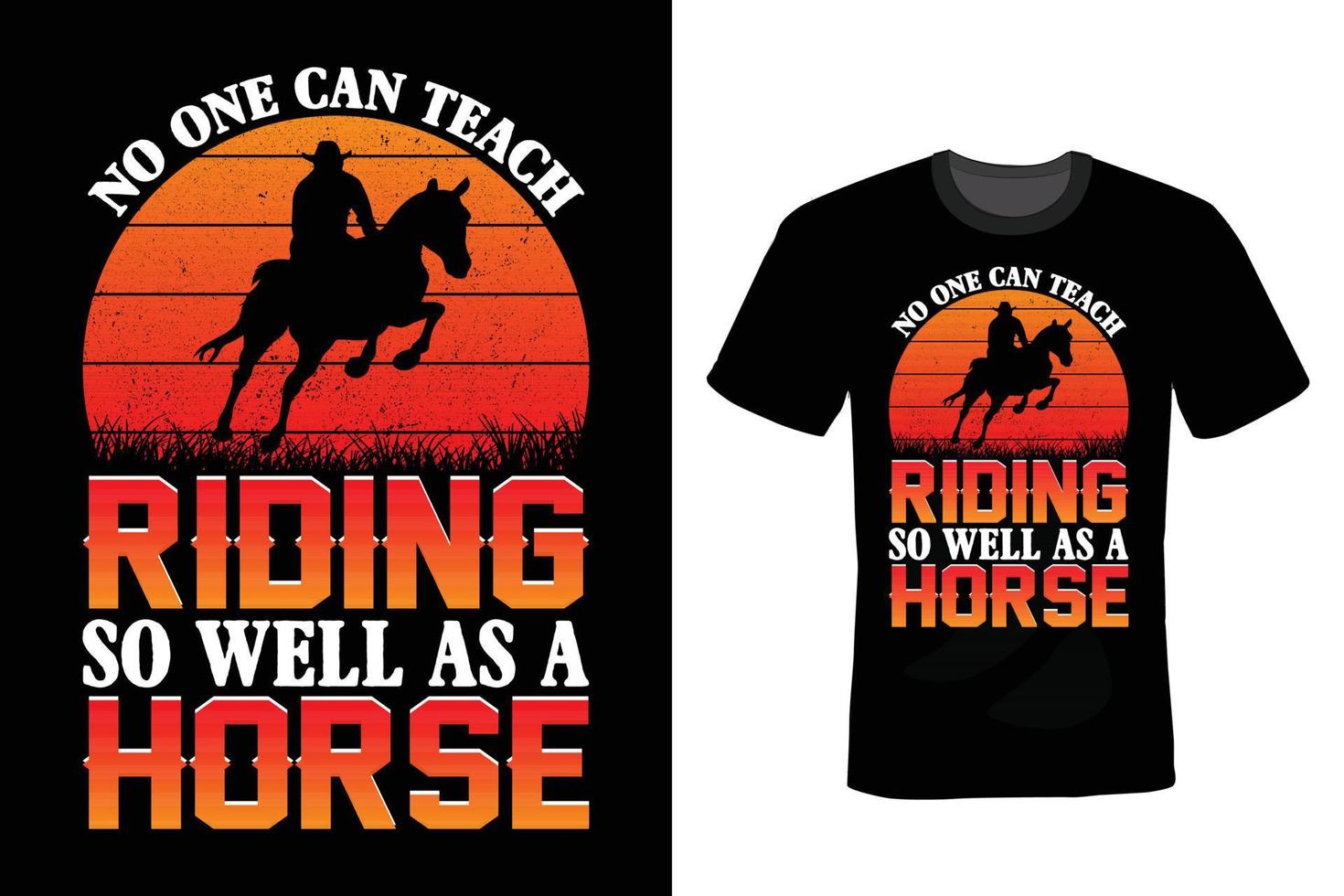 Horse T shirt design, vintage, typography vector