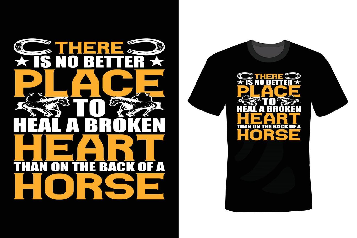 Horse T shirt design, vintage, typography vector