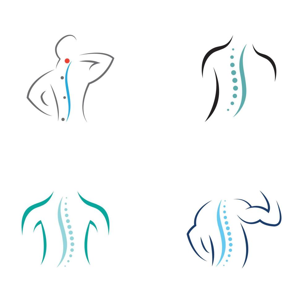 Spine diagnostics symbol vector