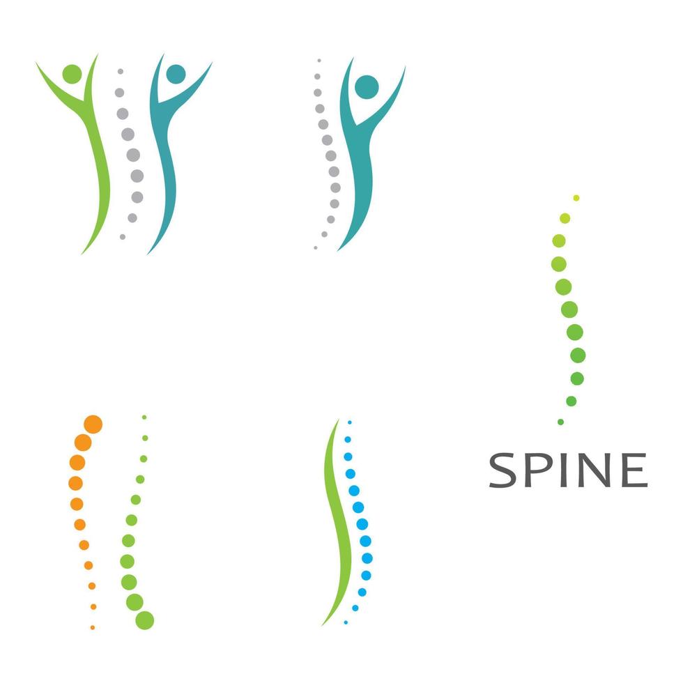 Spine diagnostics symbol vector