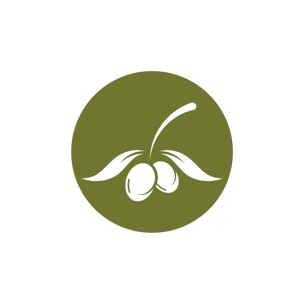 Olive tree vector illustration