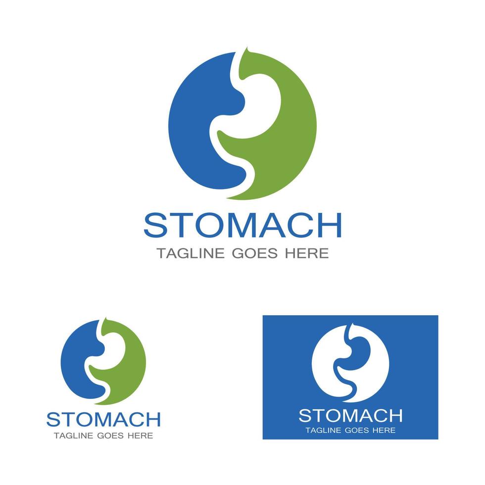 stomach care icon designs vector