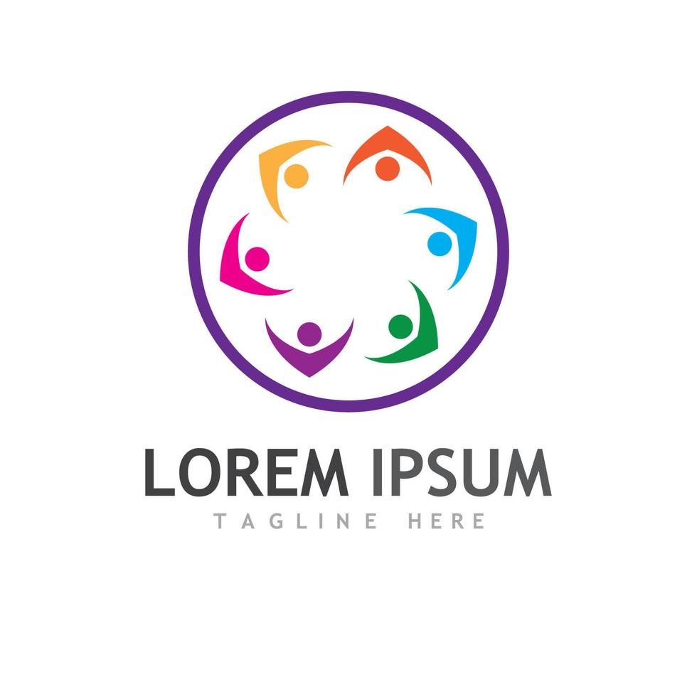 Community team group logo vector