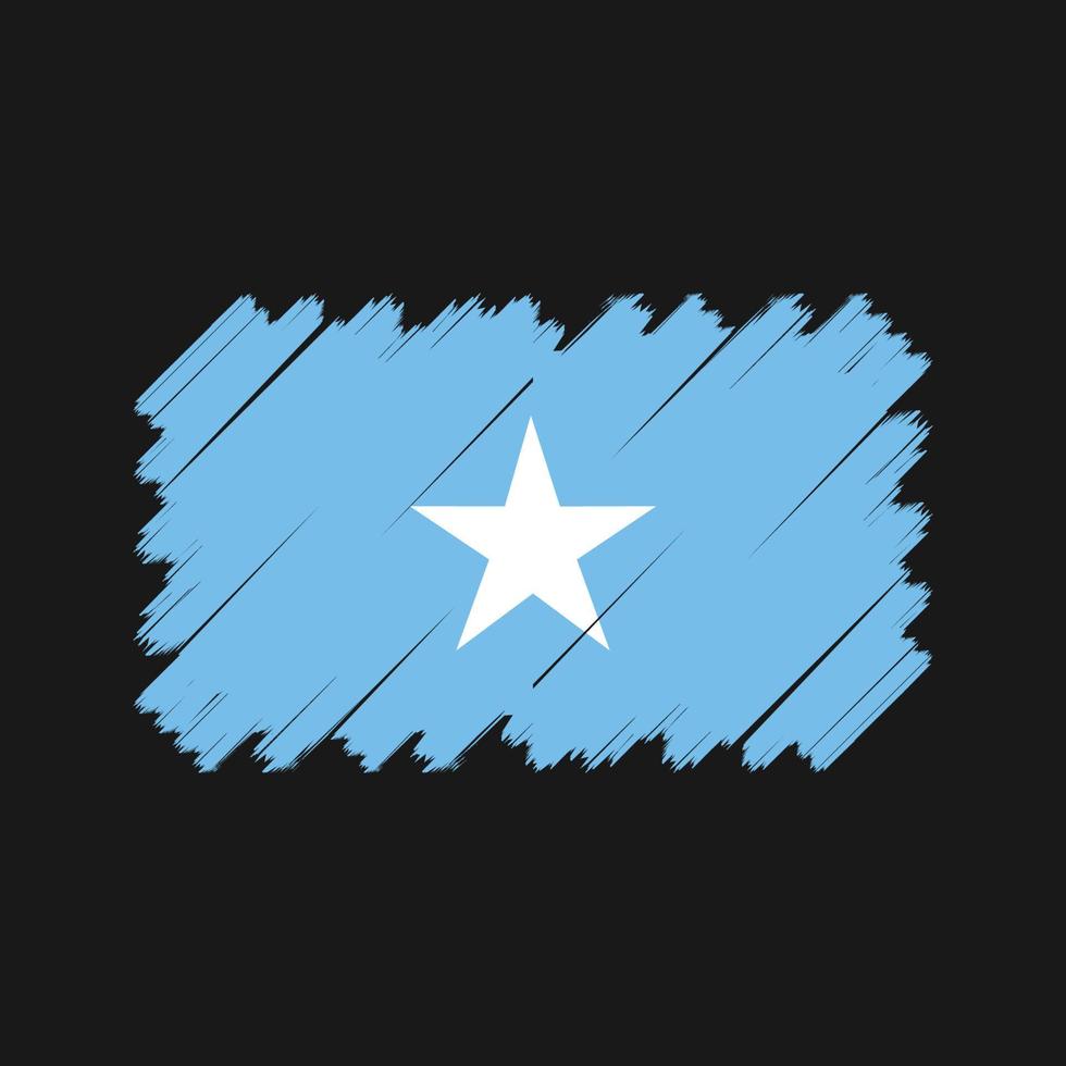 vector de la bandera de somalia. bandera nacional