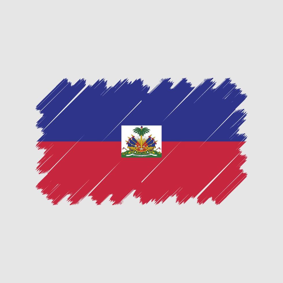 vector de la bandera de Haití. bandera nacional