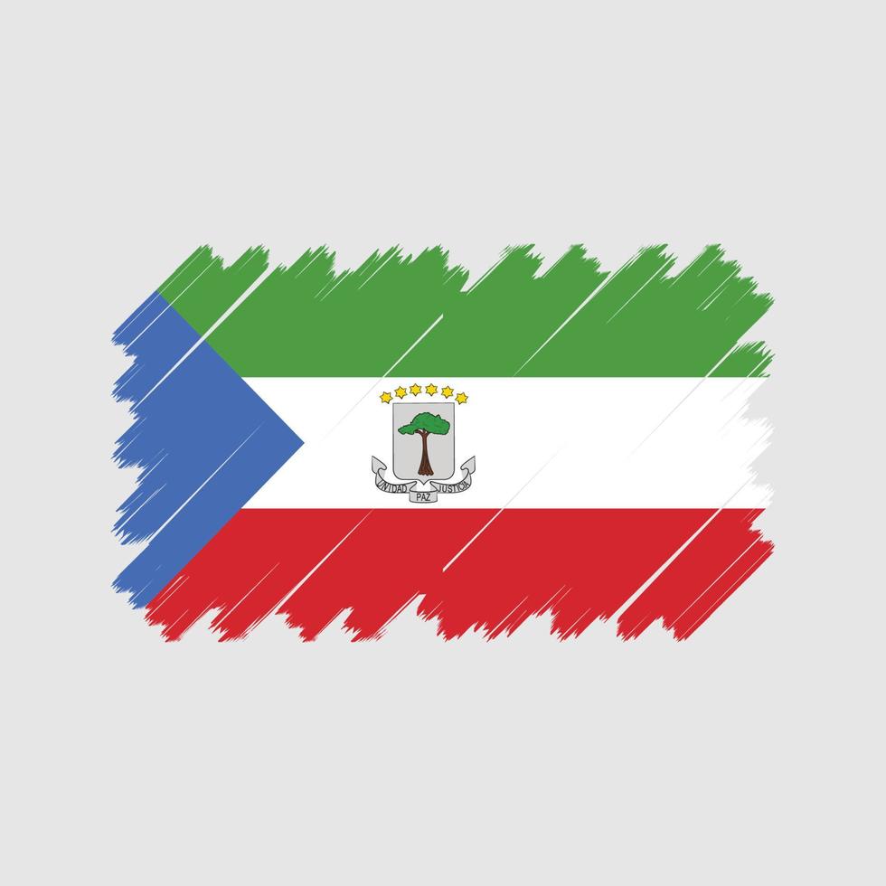 Equatorial Guinea Flag Vector. National Flag vector