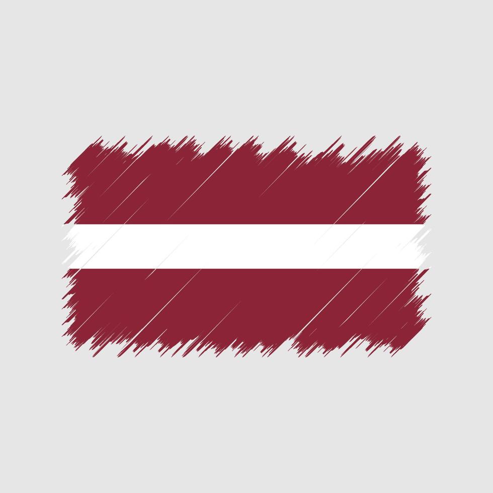 Latvia Flag Brush Strokes. National Flag vector