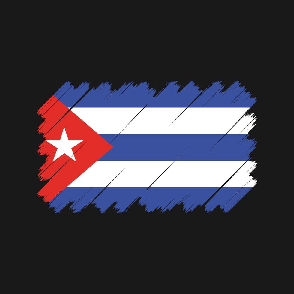 vector de la bandera cubana. bandera nacional