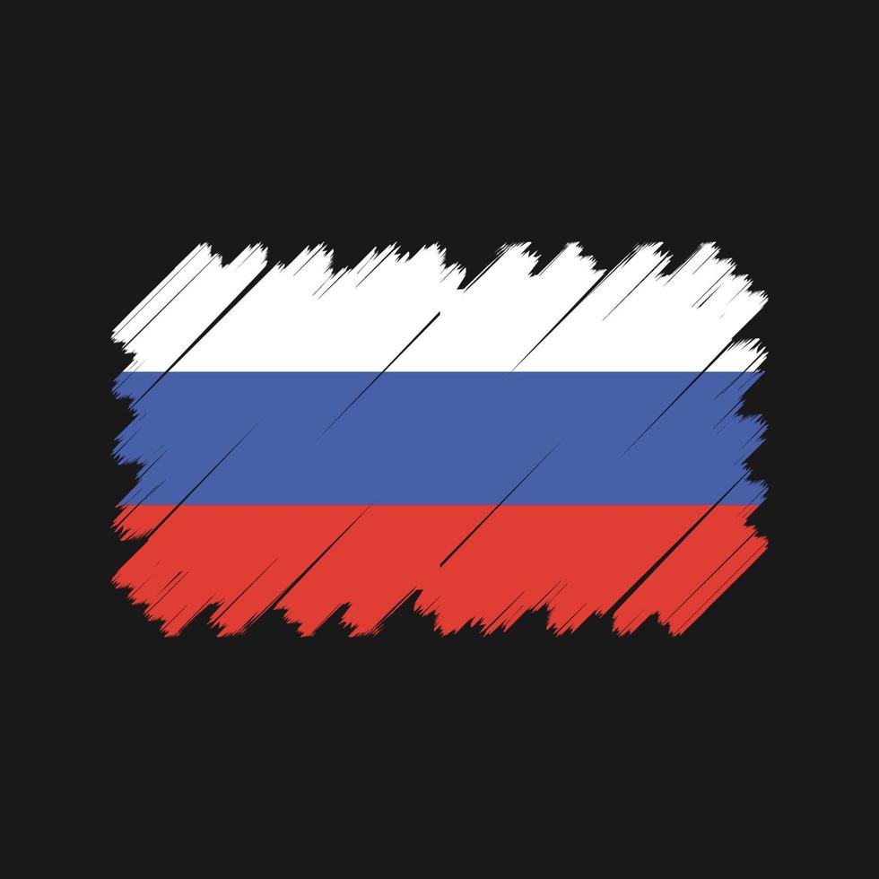 vector de la bandera de rusia. bandera nacional