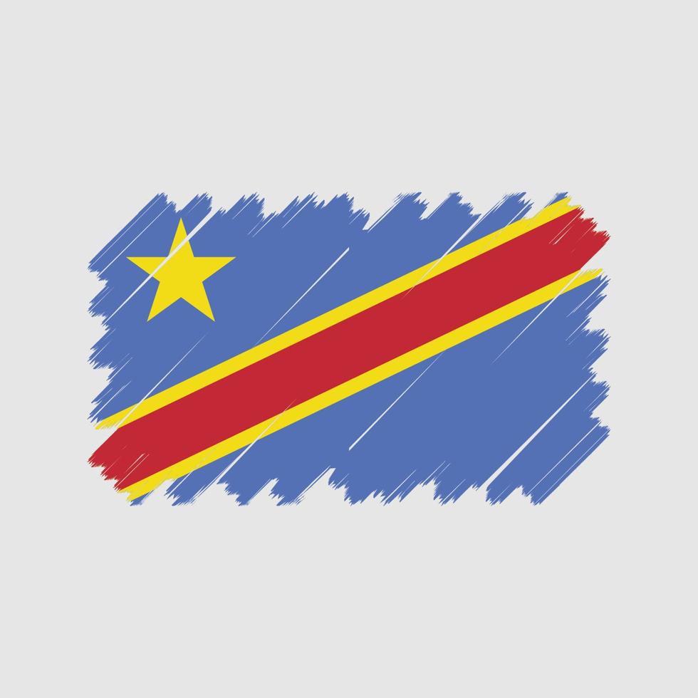 Republic Congo Flag Vector. National Flag vector