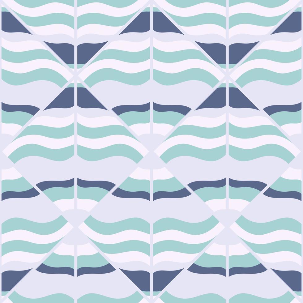 Mosaic seamless pattern. Decorative patchwork endless wallpaper. Creative abstract ornament vector