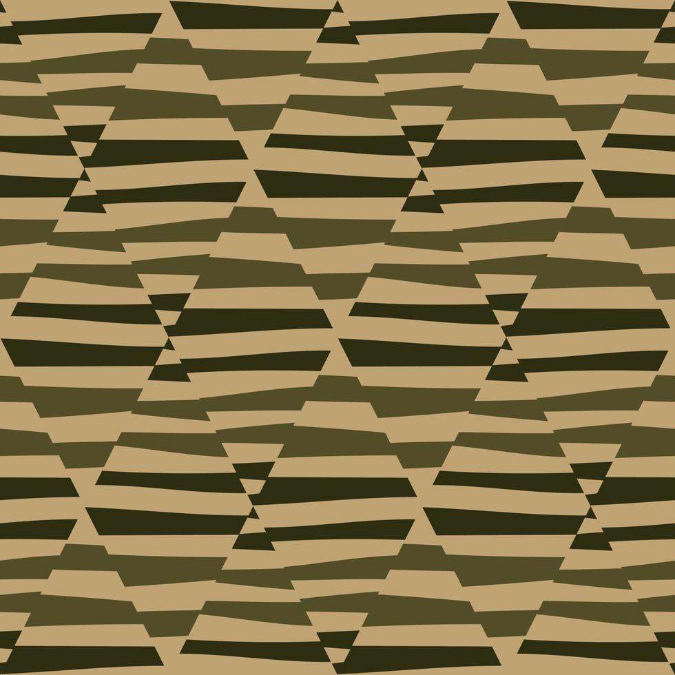 Mosaic of striped geometric seamless patern. Decorative abstract lines ornament. vector