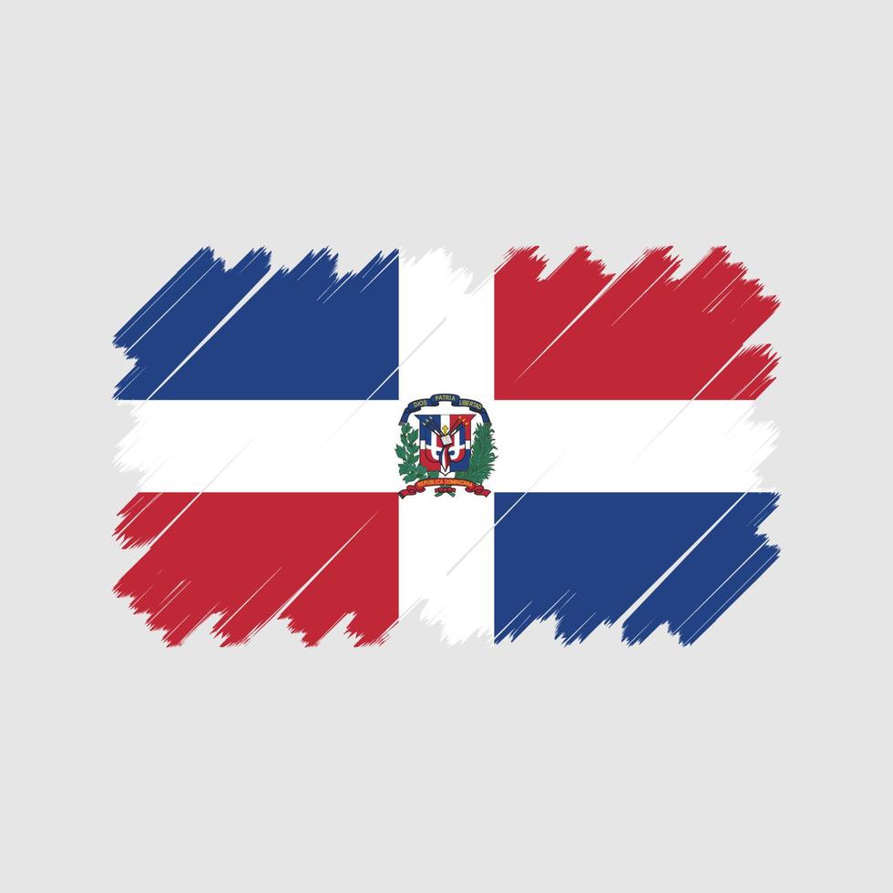 Dominican Republic Flag Vector. National Flag vector