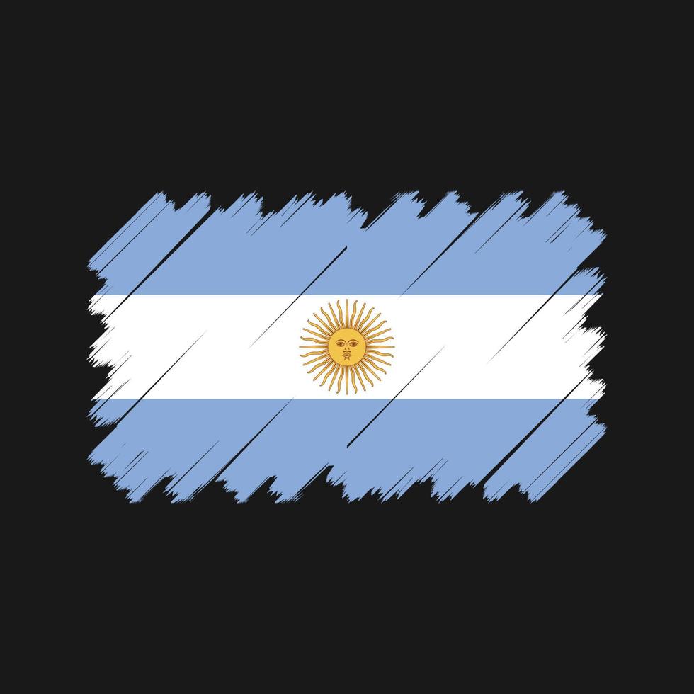 Argentina Flag Vector. National Flag vector