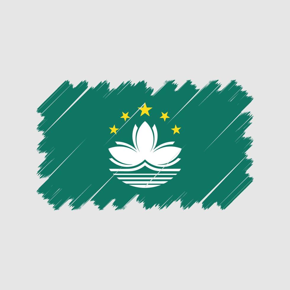 Macau Flag Vector. National Flag vector