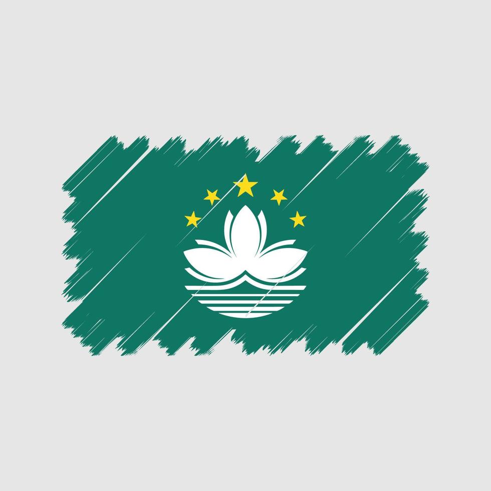 vector de la bandera de Macao. bandera nacional