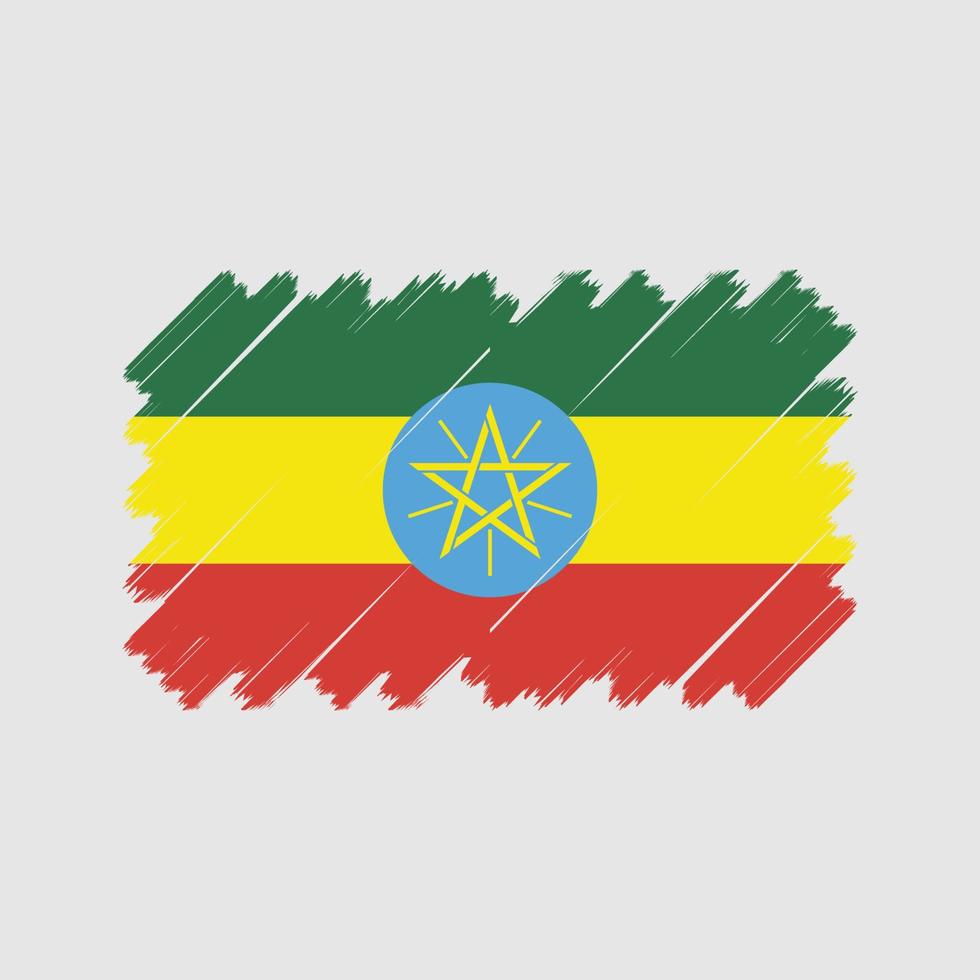 Ethiopia Flag Vector. National Flag vector