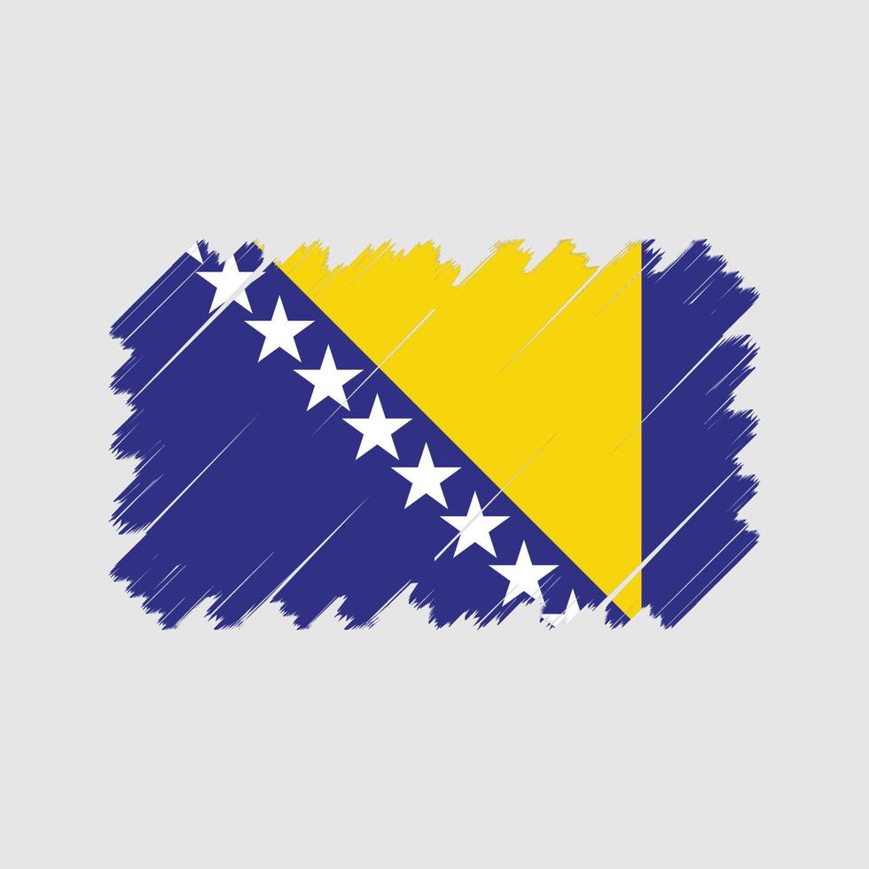 vector de la bandera bosnia. bandera nacional