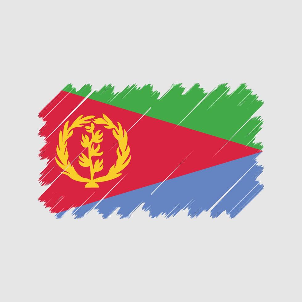 Eritrea Flag Vector. National Flag vector