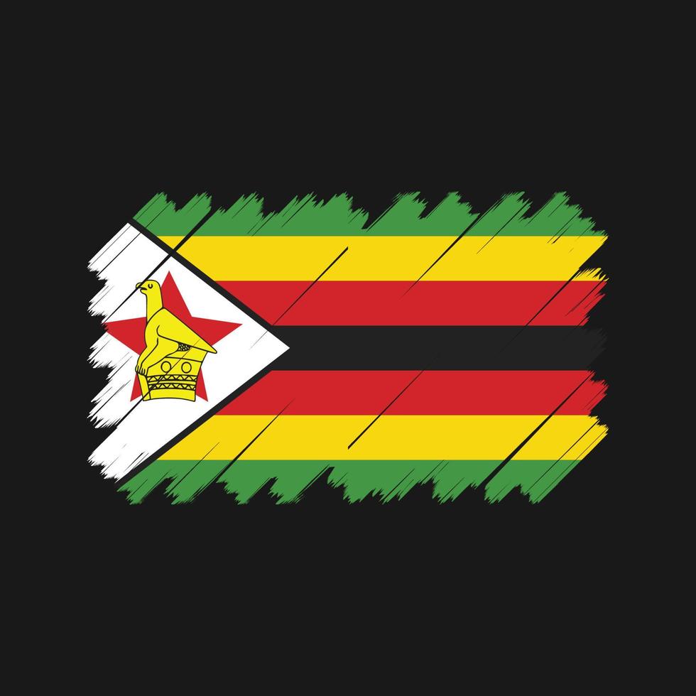 Zimbabwe Flag Vector. National Flag vector