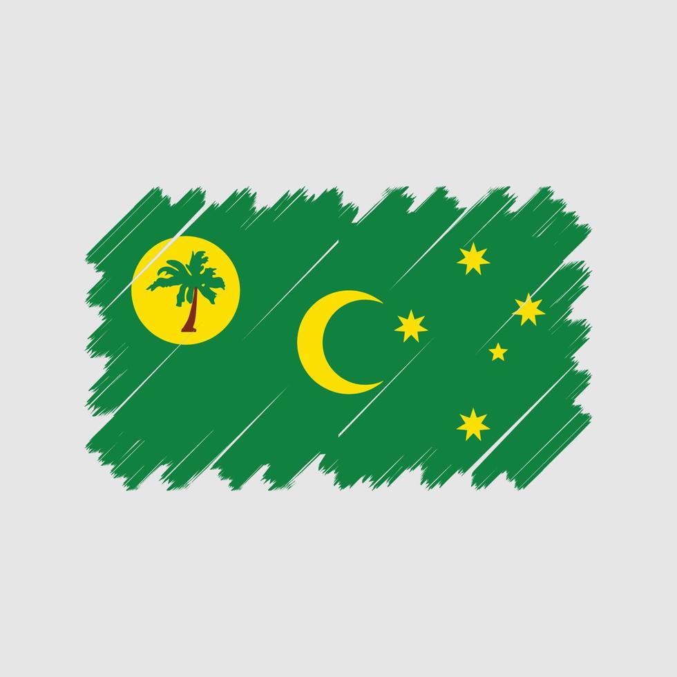 Cocos Islands Flag Vector. National Flag vector