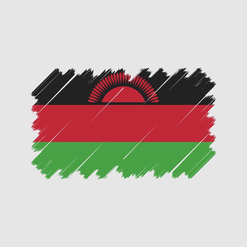 Malawi Flag Vector. National Flag vector