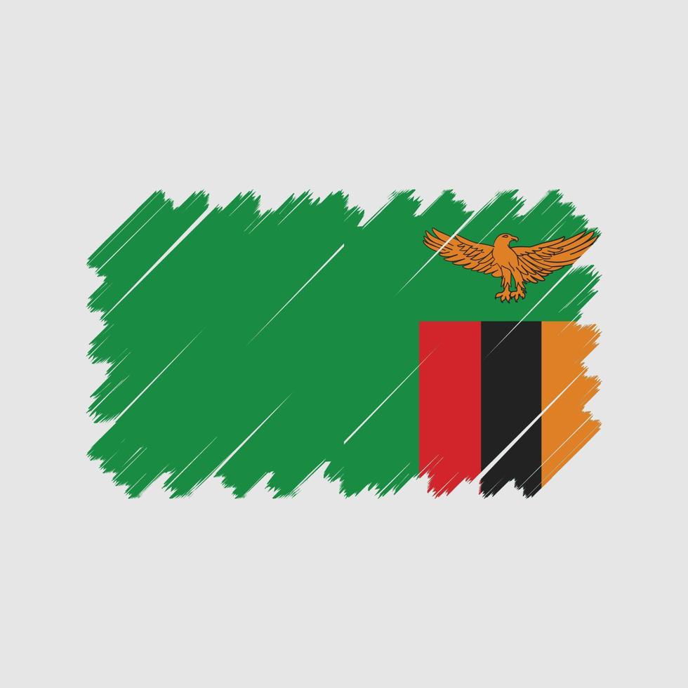 Zambia Flag Vector. National Flag vector