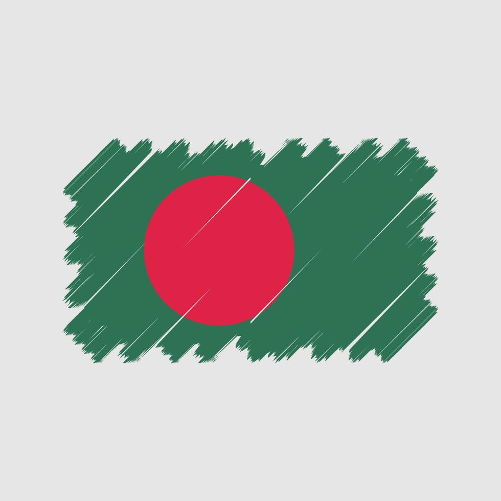 vector de la bandera de bangladesh. bandera nacional