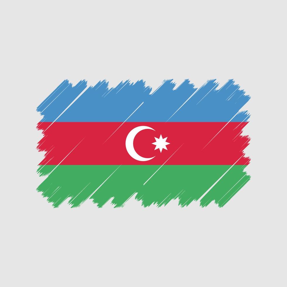 vector de la bandera de azerbaiyán. bandera nacional