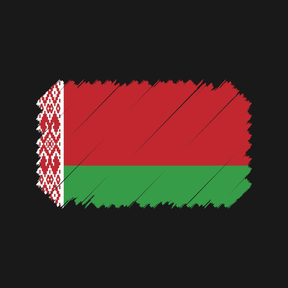 Belarus Flag Brush Vector. National Flag vector