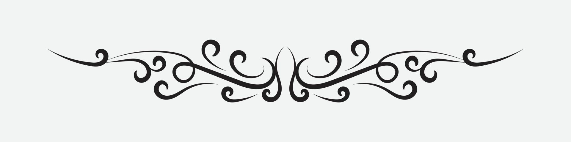 free divider, border, frame or line with vintage style vector