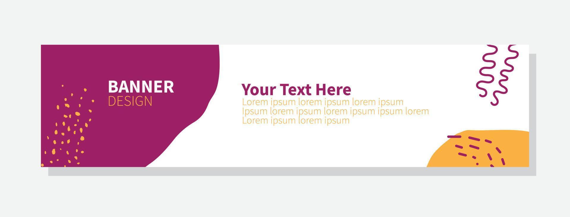 Marketing agency social media cover and banner template vector