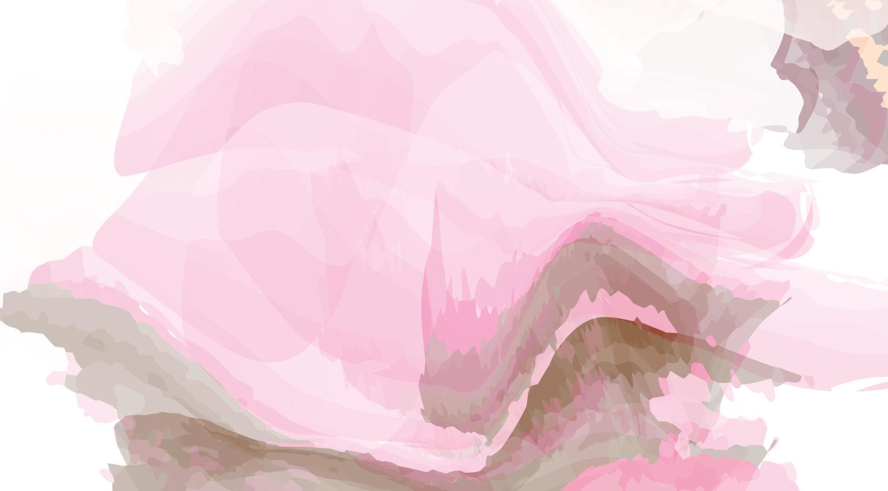 free watercolor wet wash splash background template with elegant color vector