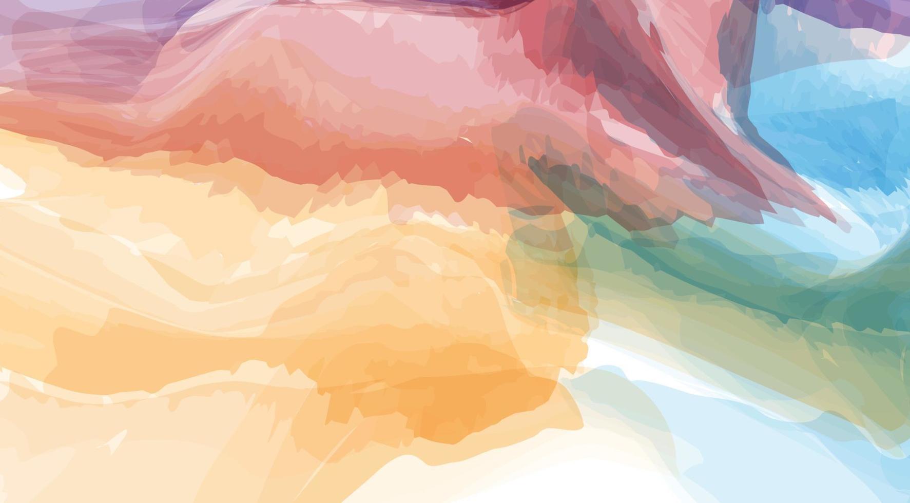 free abstract Watercolor Background with smooth color vector