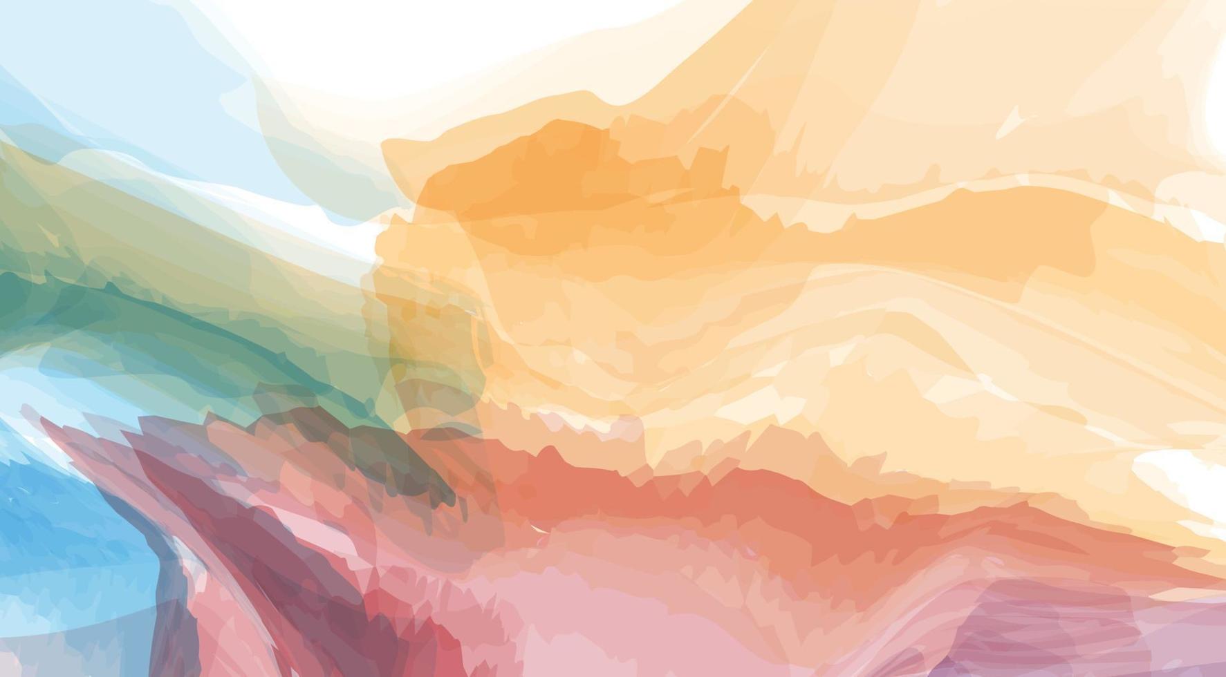 fondo de acuarela abstracto gratis con color suave vector