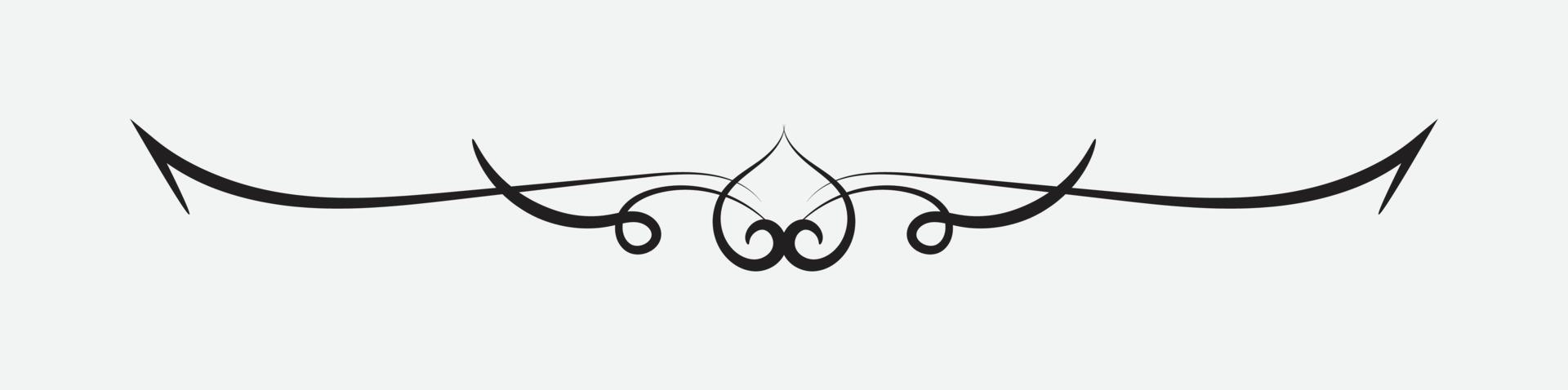 free divider, border, frame or line with vintage style vector