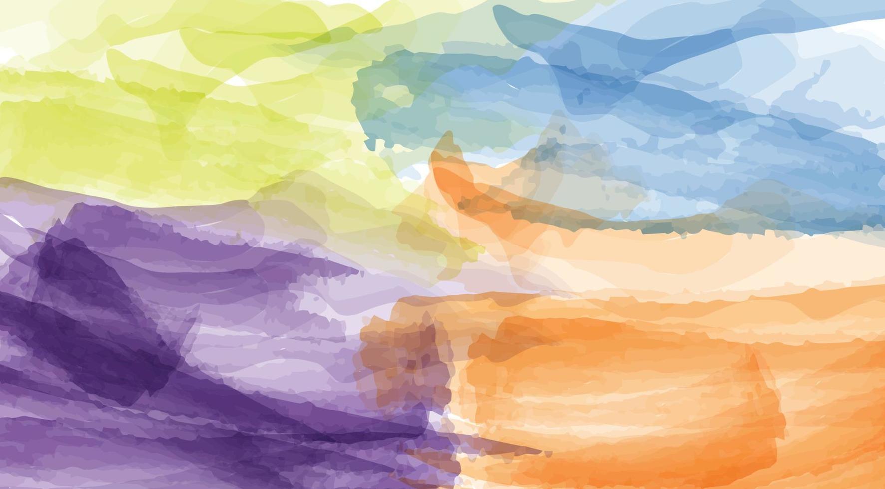 Colorful Watercolor Splash background with elegant color vector