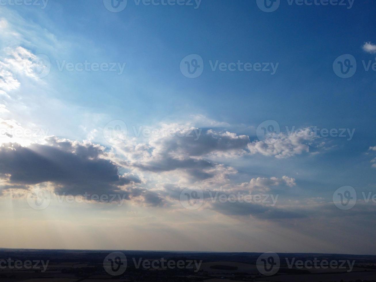 Dramatic Clouds and Sky at Dunstable Downs of England UK photo