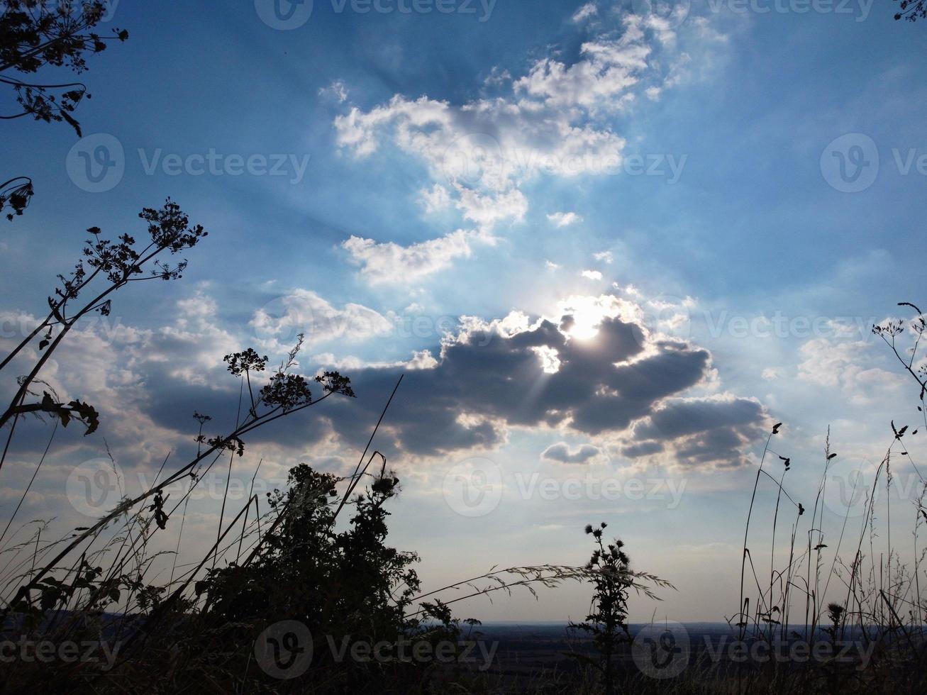 Dramatic Clouds and Sky at Dunstable Downs of England UK photo