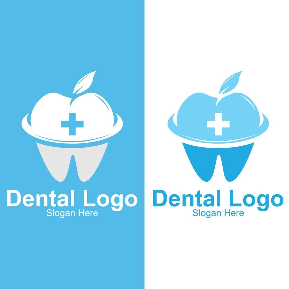 vector del logotipo de salud dental, mantenimiento y cuidado de los dientes, diseño para impresión de pantalla, empresa, pegatinas, fondo