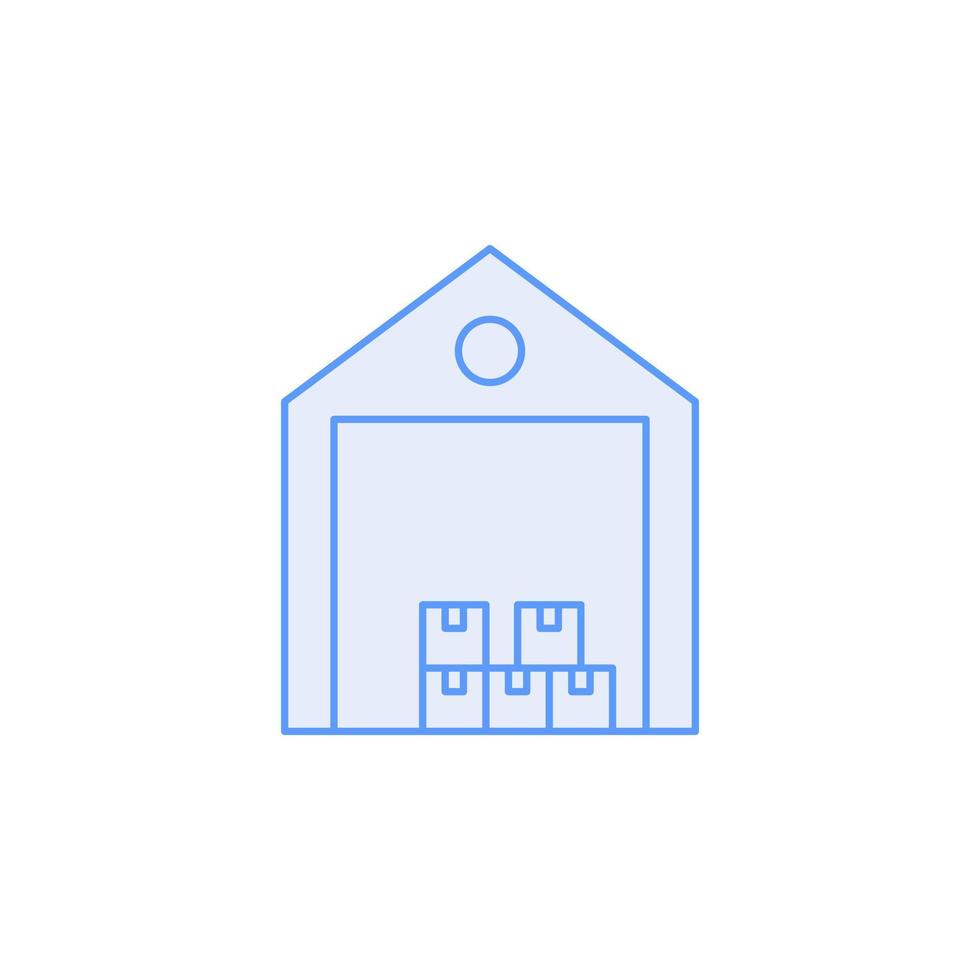 warehouse icon vector for website symbol icon presentation